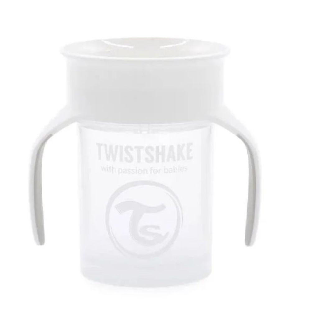 Twistshake - Tasse 360 ​​6+m Blanc 230ml