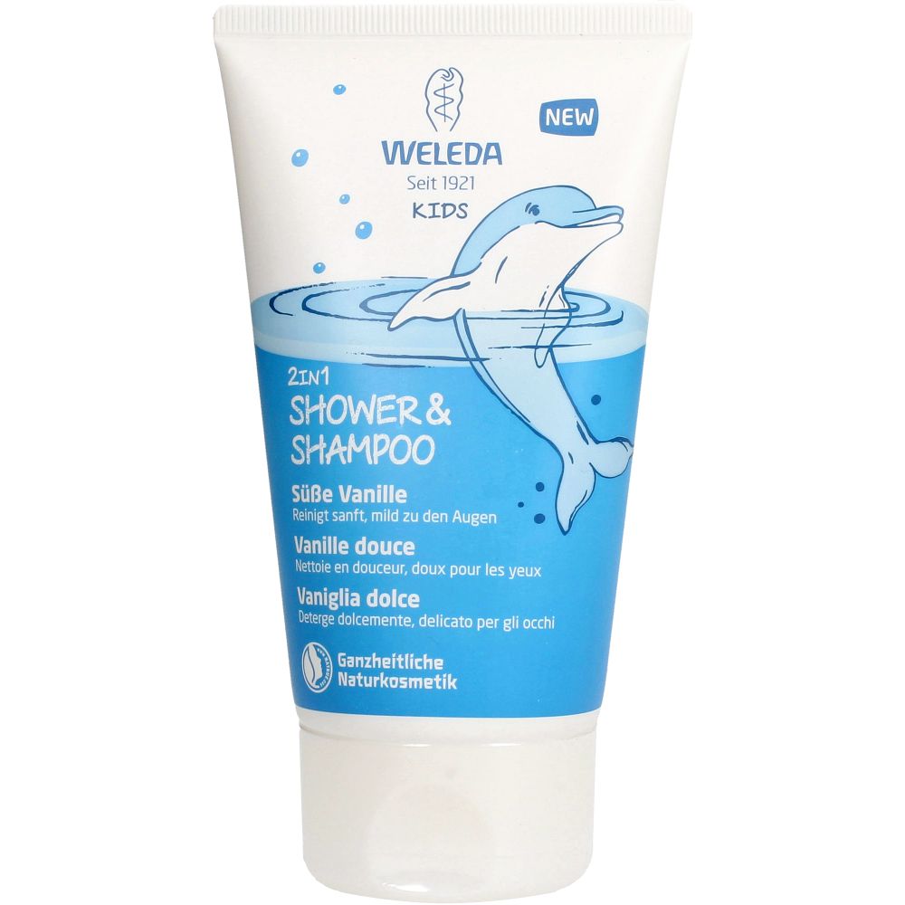 Weleda Kids - 2in1 shower & shampoo vanille douce - 150 ml