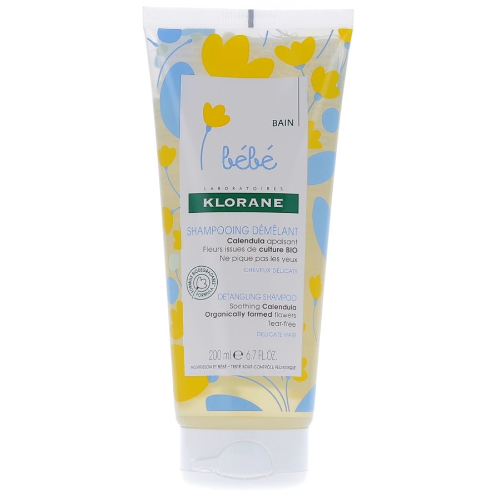 Klorane bébé - Shampooing démêlant - 200 ml