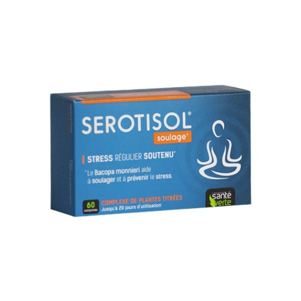 Santé verte - Serotisol soulage stress régulier soutenu