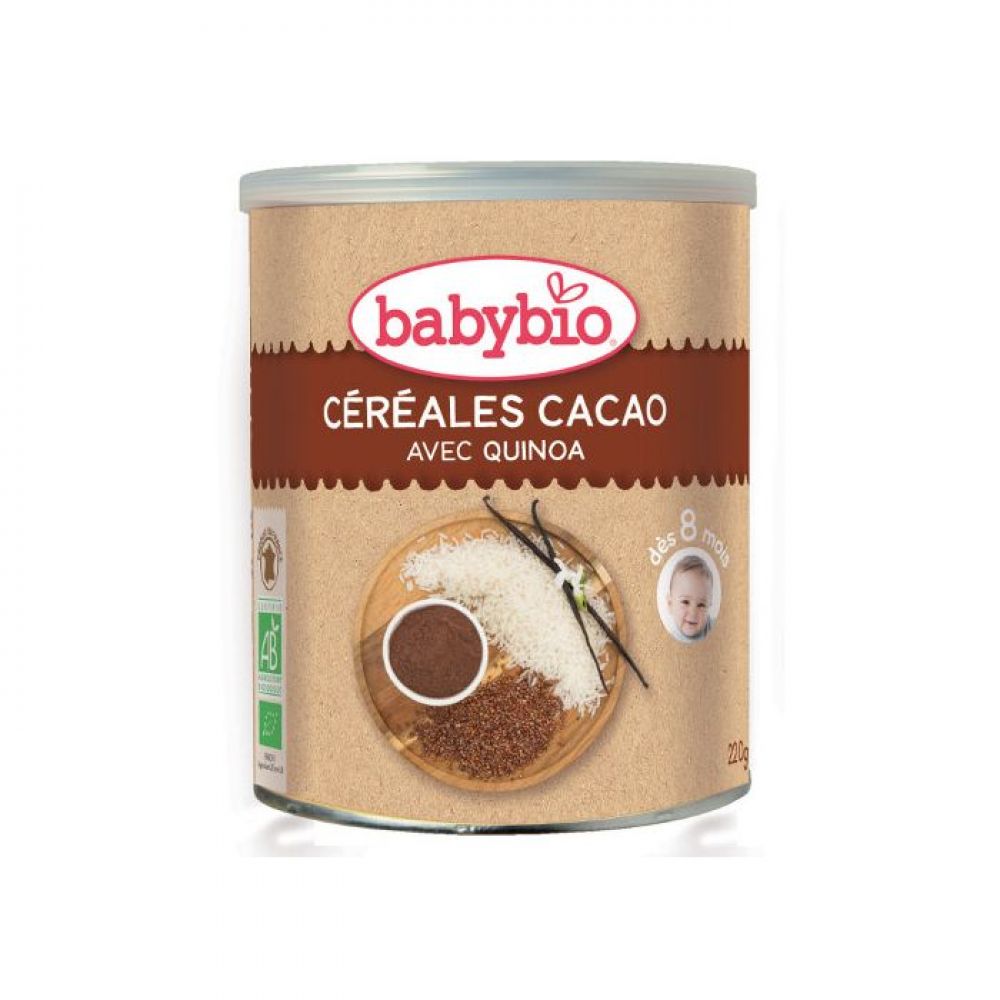 Babybio - Céréales cacao - dès 8 mois - 220 g
