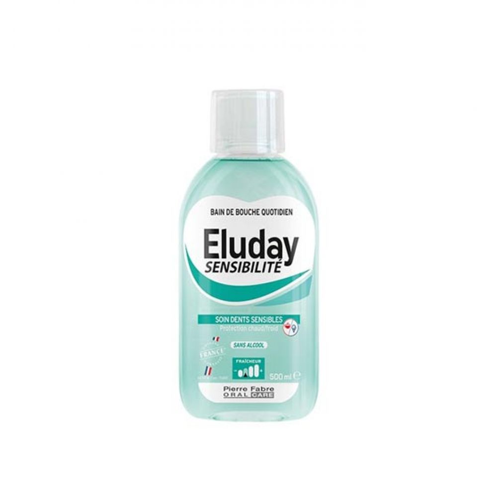 Eluday Sensibilité -  Bain de bouche soin dent sensible - 500 ml