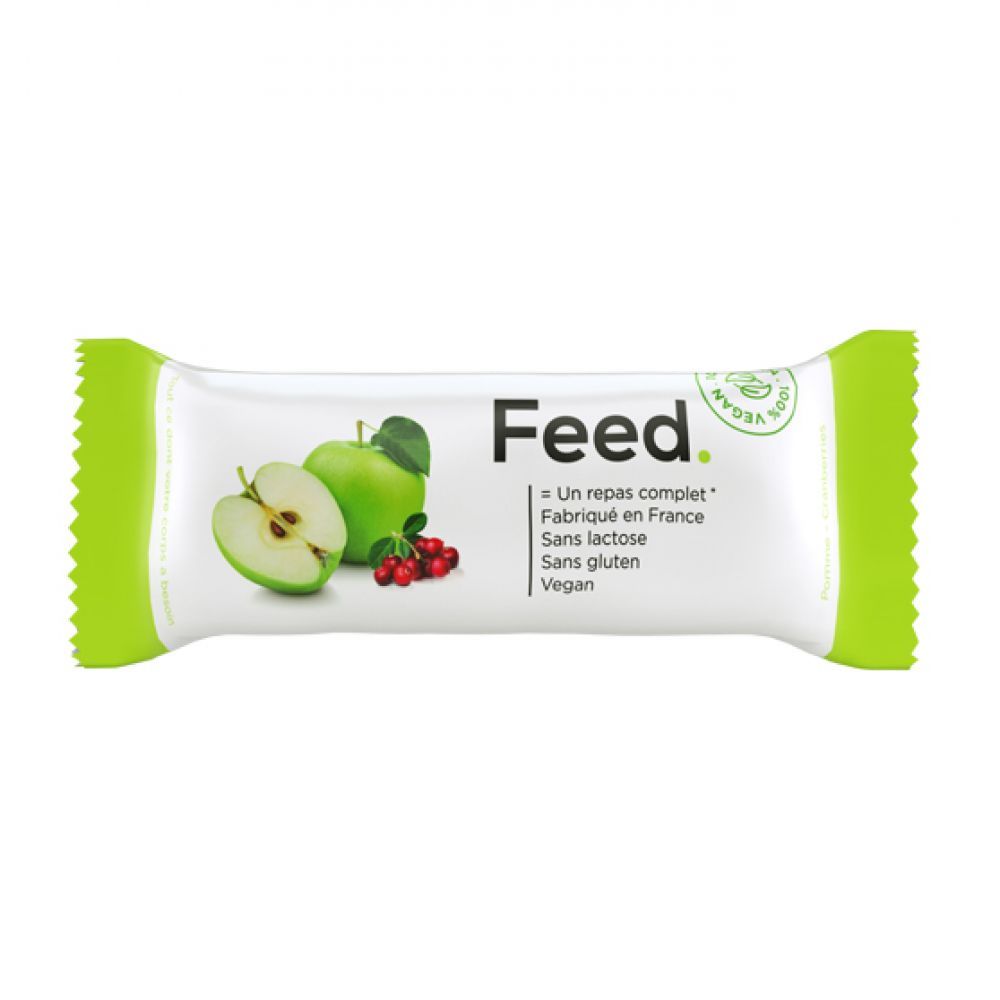 Feed - Barre repas pomme cranberries - 100 g