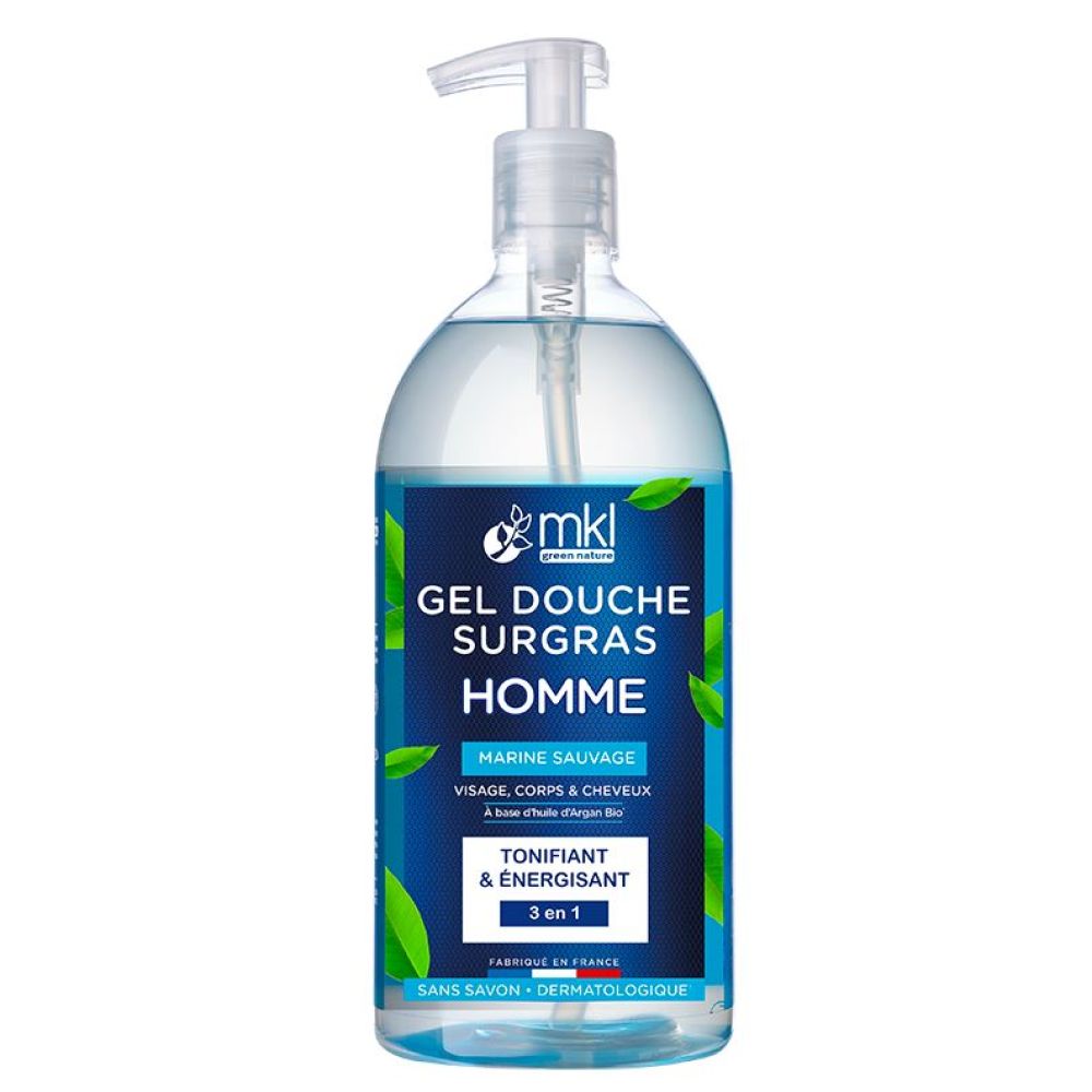 mkl Green nature - Gel douche surgras homme - 1 L