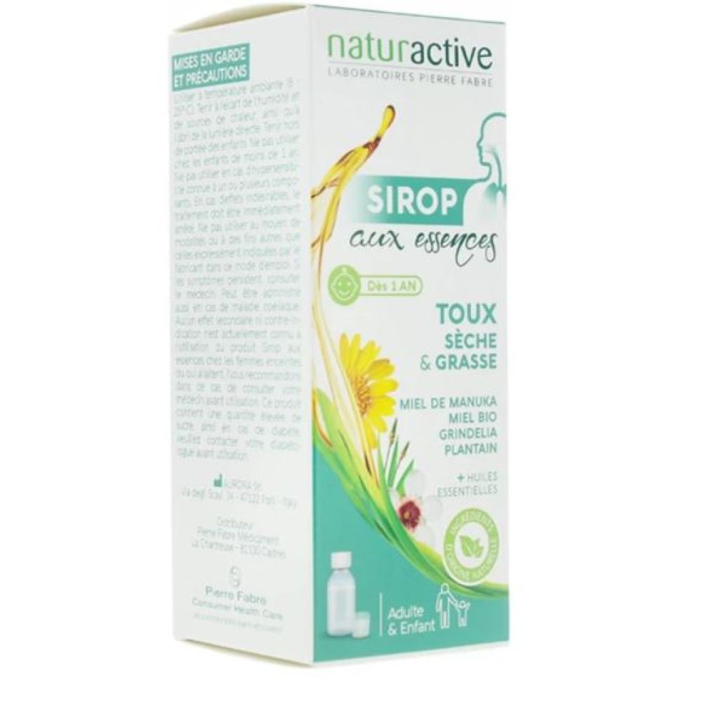 Naturactive - Sirop aux essences - 120mL