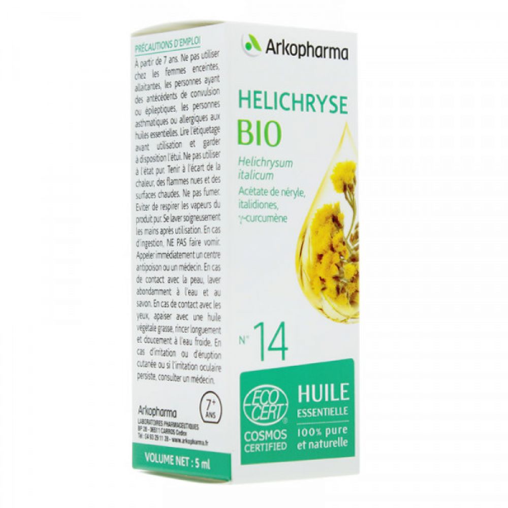 Arkopharma - Huile essentielle Helichryse N°14 - 5 ml