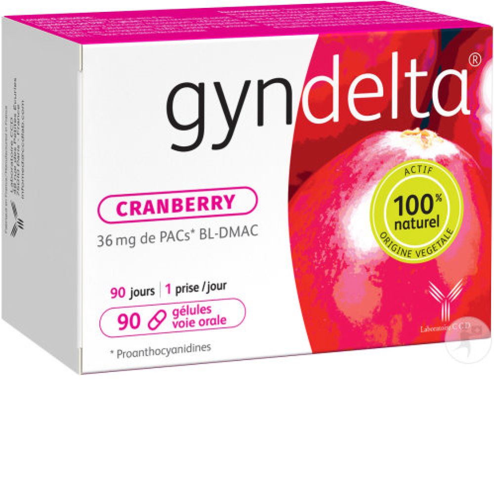 CCD - Gyndelta - 90 gélules - Cranberry