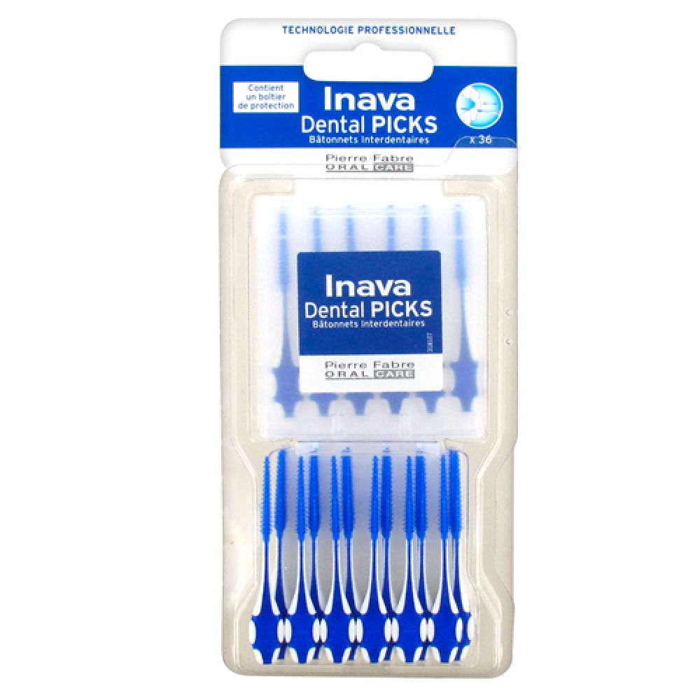 Inava - Dental picks bâtonnets interdentaires - x 36