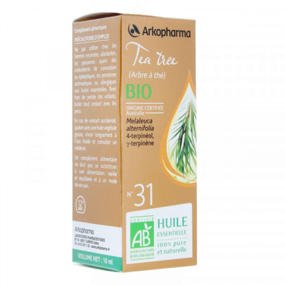 Arkopharma Huile Essentielle Tea Tree N 31 10 Ml