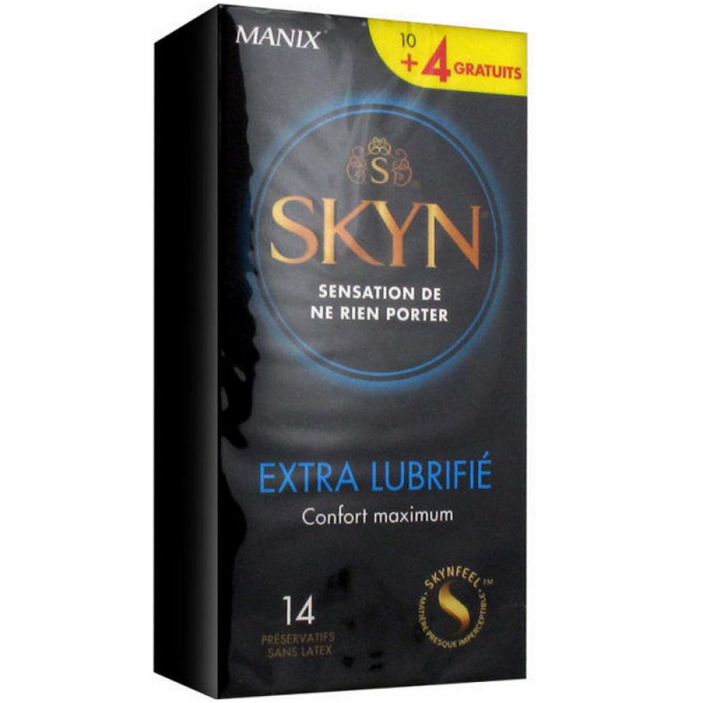 Manix - Préservatifs Skyn Original sensation de ne rien porter extra lubrifié - boite de 14