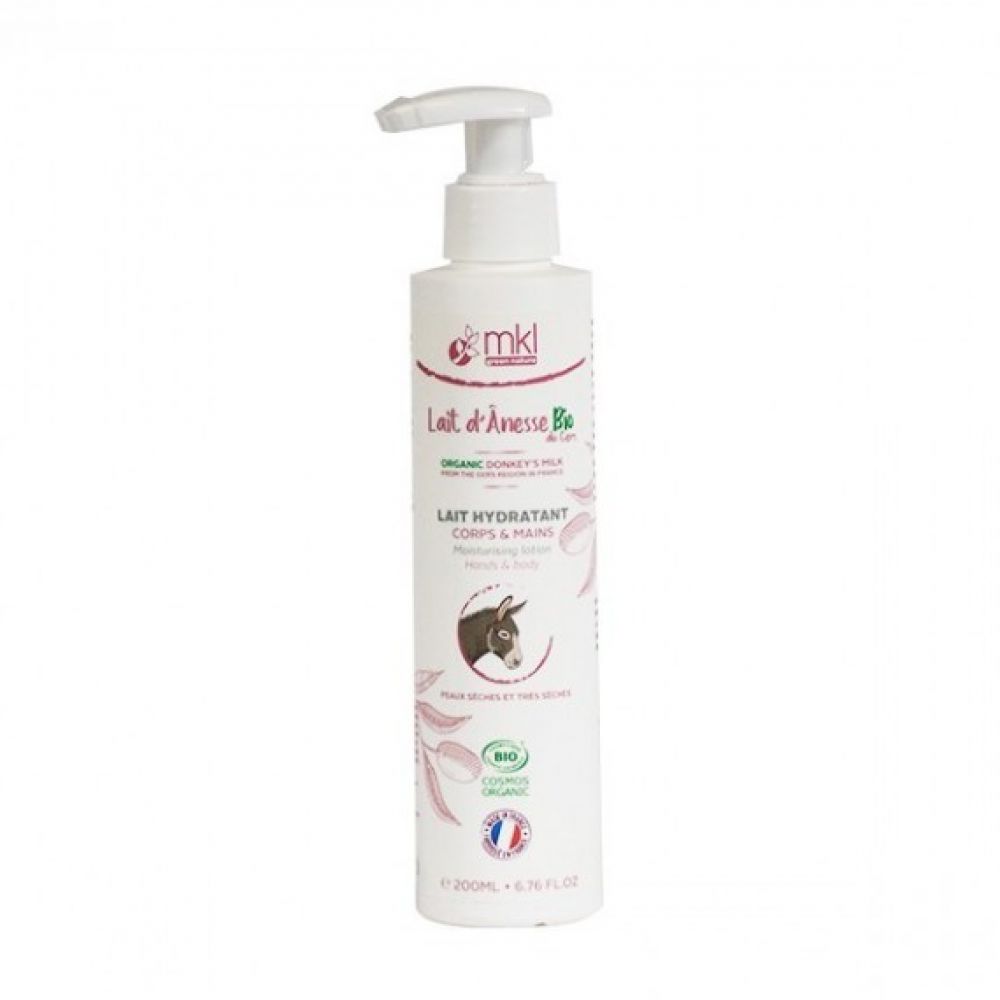 mkl Green Nature - Lait hydratant corps et mains lait d'ânesse - 200 ml