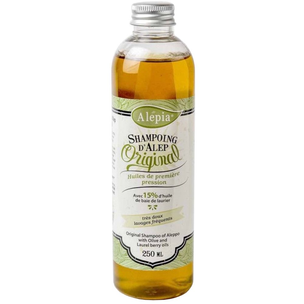 Alepia - Shampoing d'Alep 15% d'huile de baie de laurier - 250ml