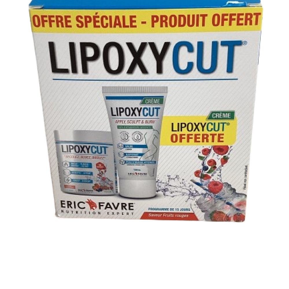 Eric Favre - Coffret lypoxicut fruits rouges et sa crème - 120g+150ml