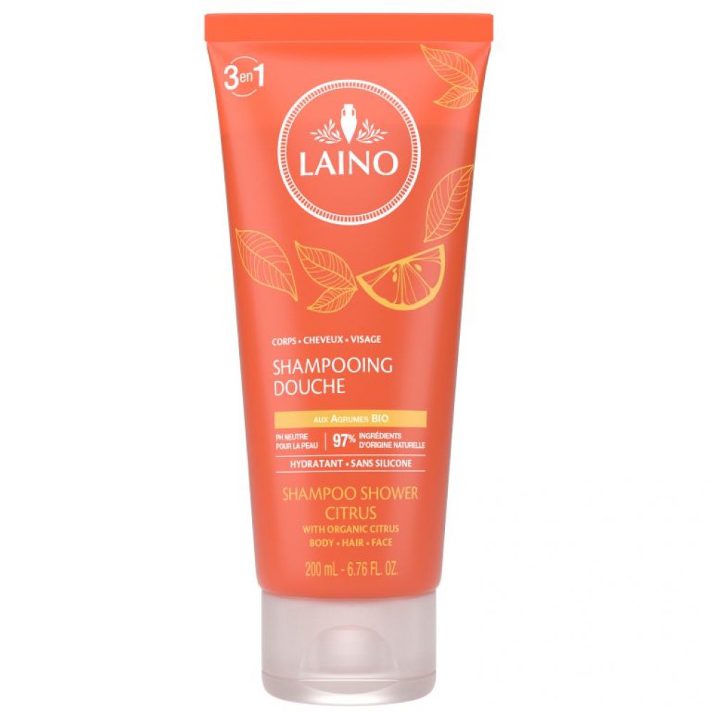 Laino - Shampooing douche 3 en 1 corps cheveux et visage - 100ml