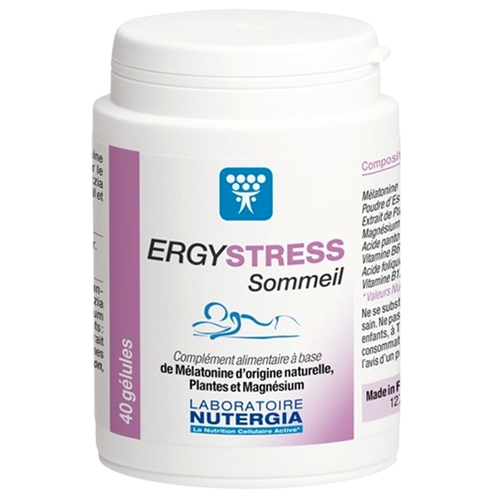 Nutergia - Ergystress Sommeil - 40 gélules