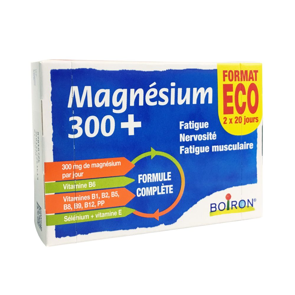 Boiron - Magnesium 300+ Fatigue - comprimés