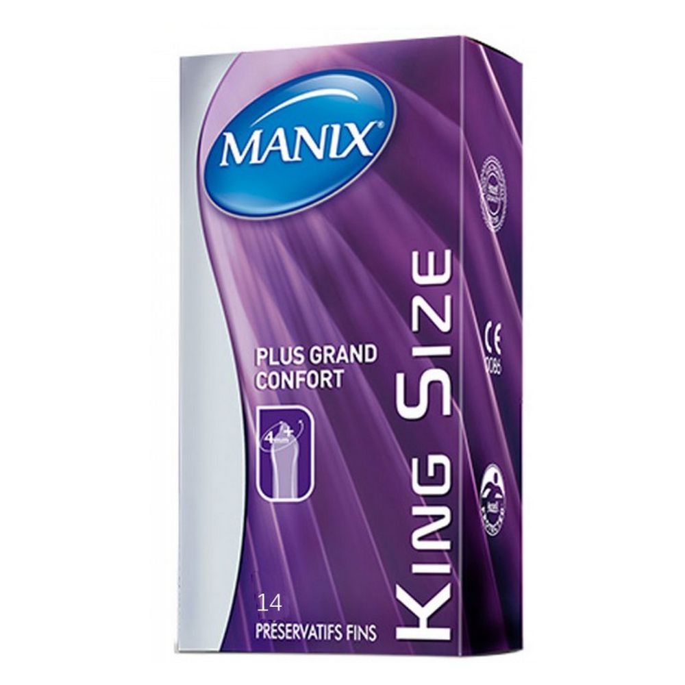 Manix - Préservatifs King Size plus grand confort - Boite de 12