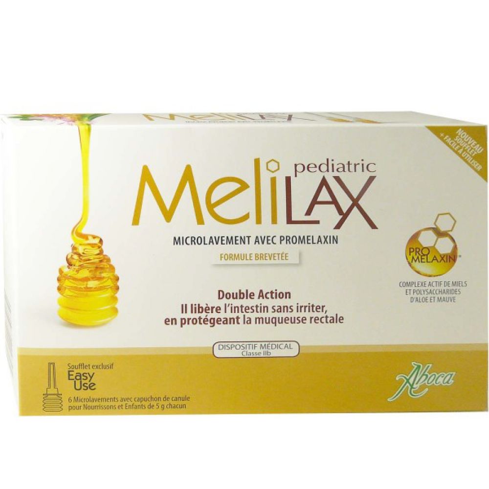 Aboca - Melilax Pediatric - 6 microlavements