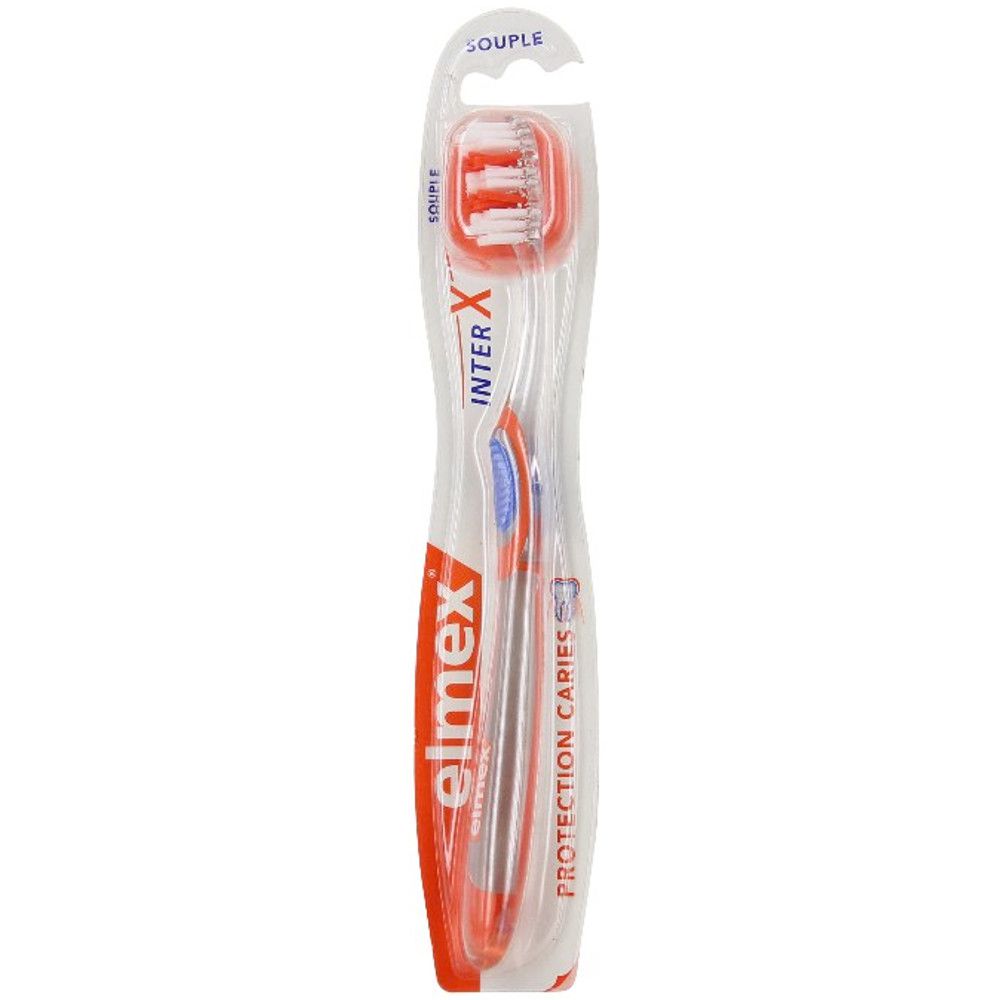 Elmex - Brosse à dents protection caries interX - Brosse Souple