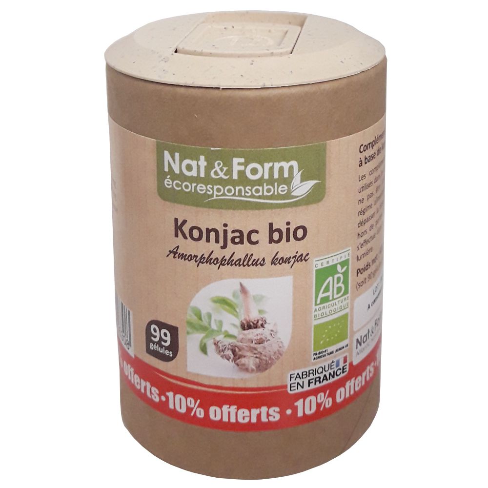 Nat & Form - Konjac Bio - Gélules