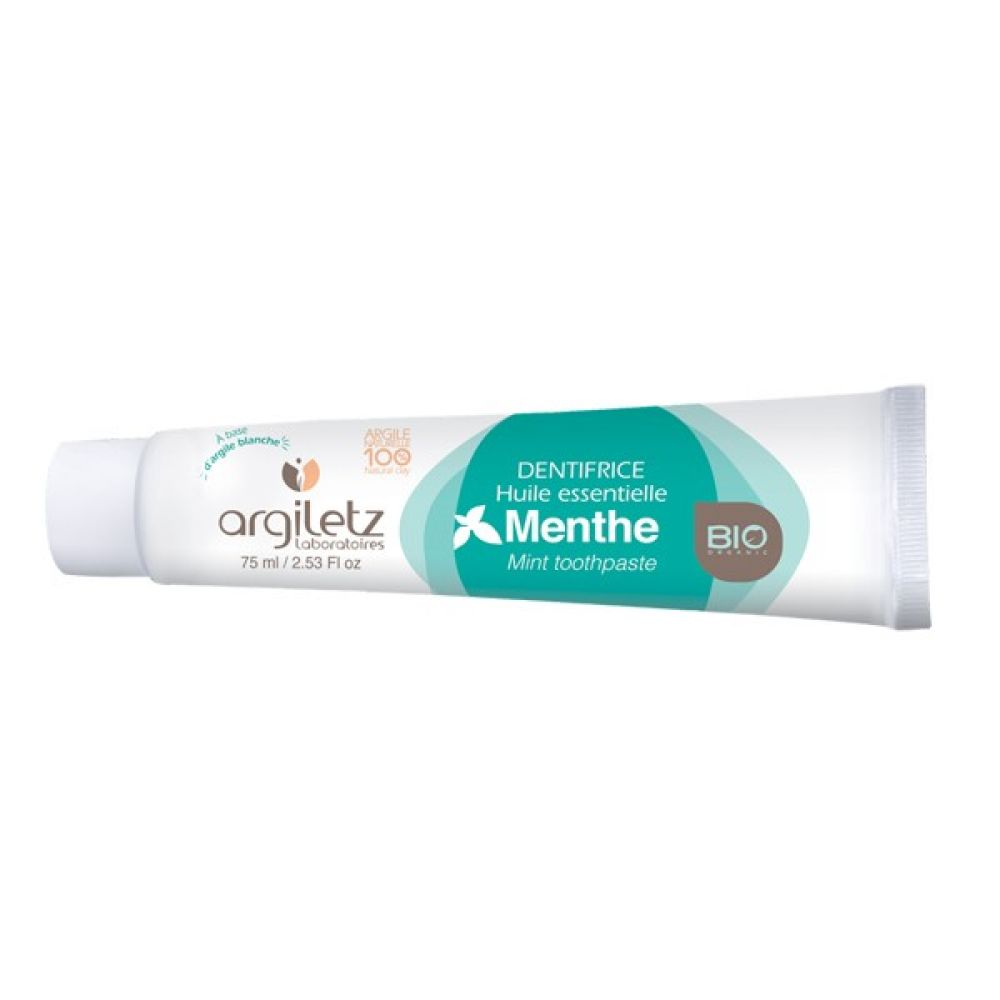 Argiletz - Dentifrice huile essentiel de menthe bio - 75 ml