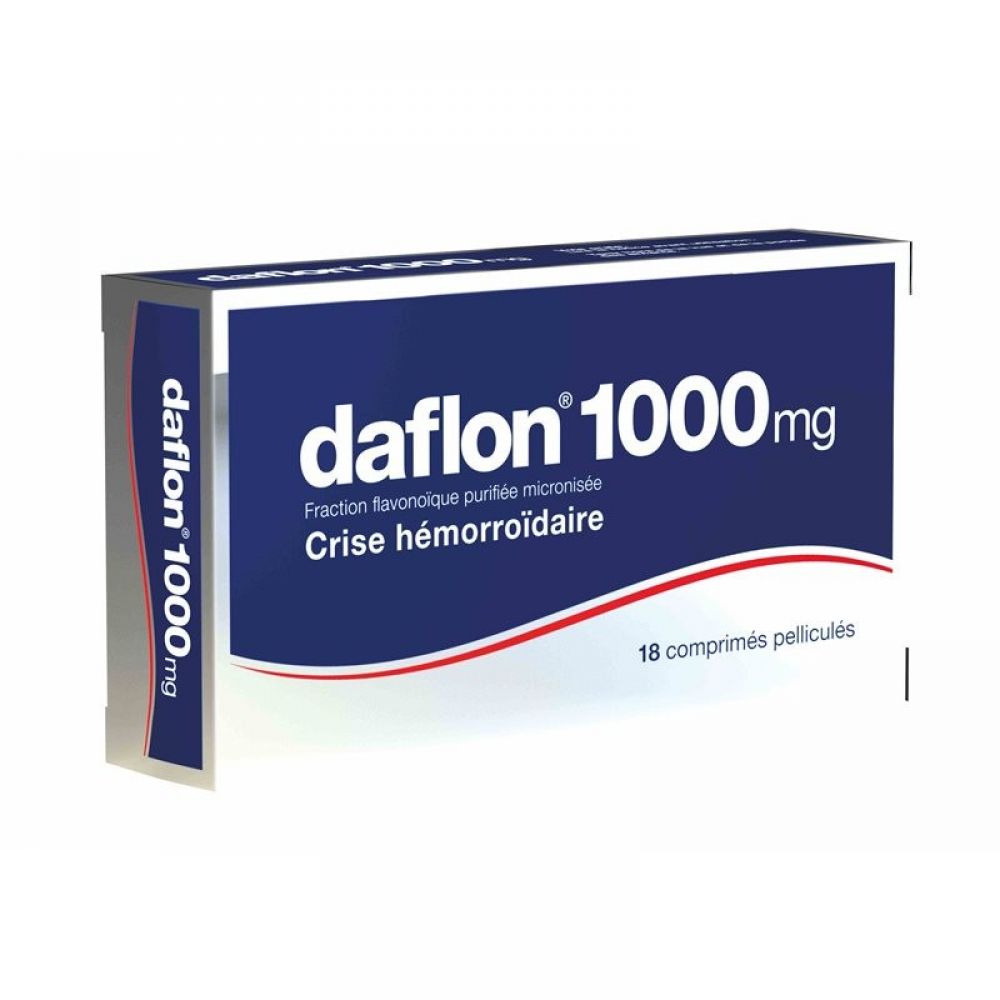 Daflon - Crise hémorroidaire 1000mg - 18 comprimés