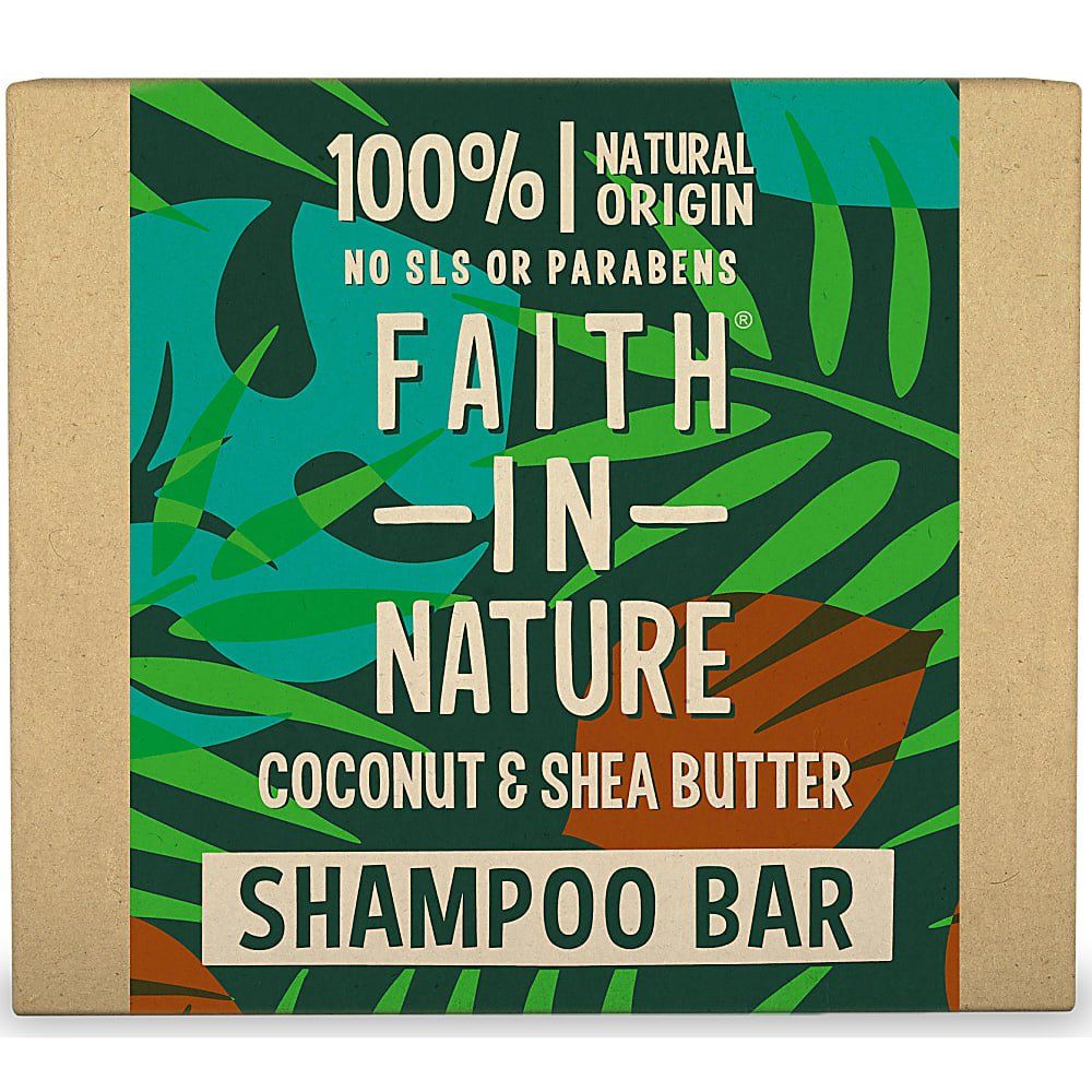 Faith In Nature - Shampooing solide noix de coco - 85 g