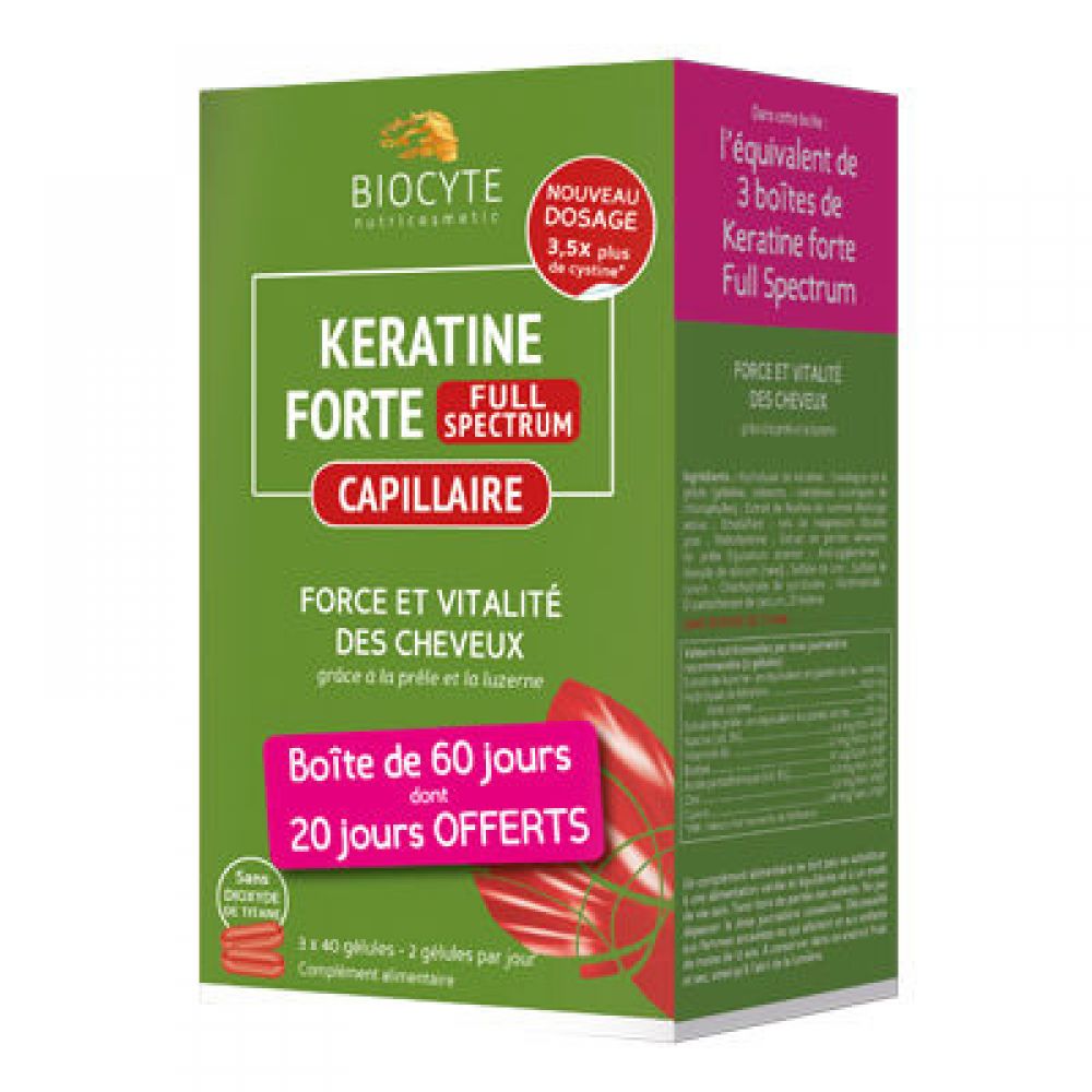 Biocyte - Kératine Forte - Full Spectrum