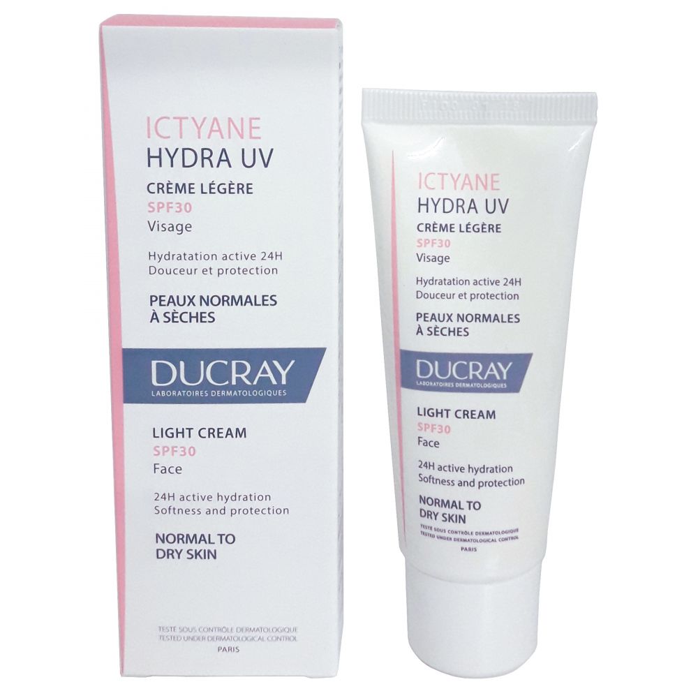 Ducray - Ictyane Hydra UV crème légère SPF30 - 40ml