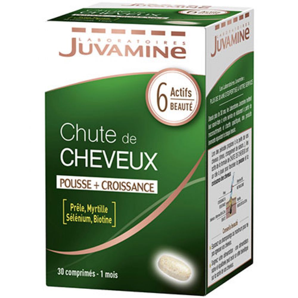 Juvamine - Chute de cheveux - 30 comprimés