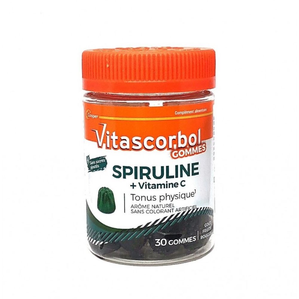 Cooper - Vitascorbol Spiruline + Vitamine C - 30 gommes