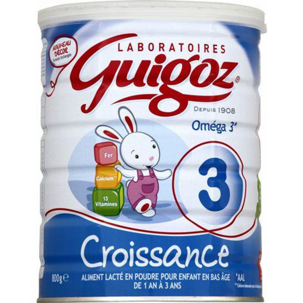 Guigoz - Croissance lait 3ème âge - 800g