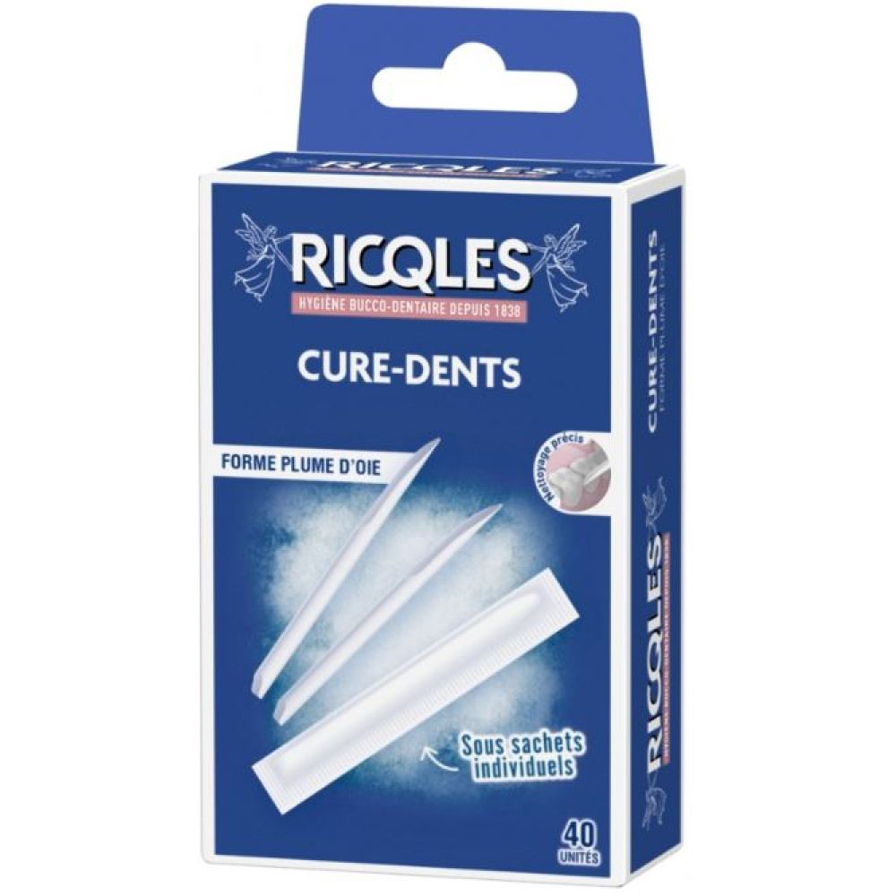 Ricqles - Cure-dents - 40 sachets