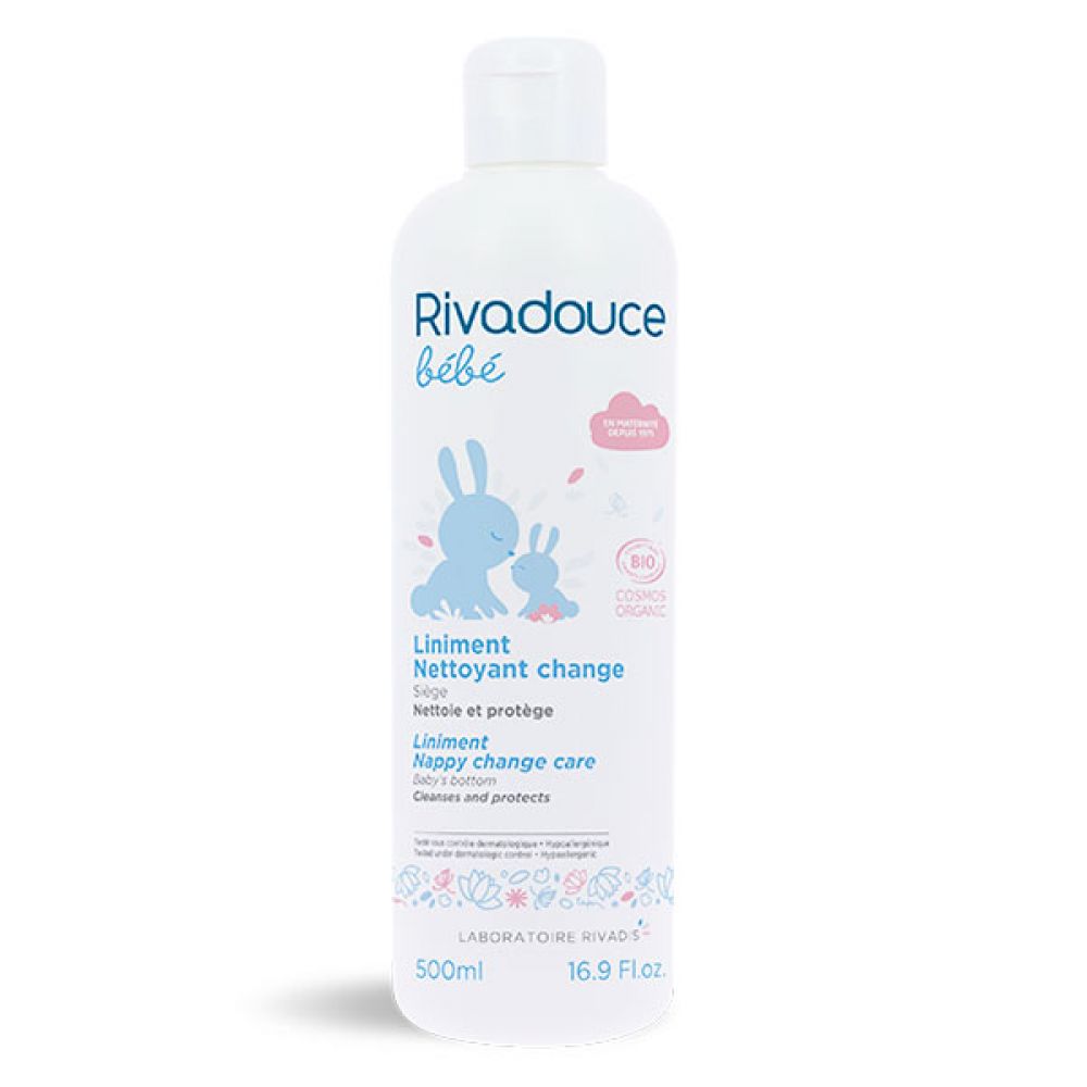 Rivadouce Bébé - Liniment nettoyant change - 500 ml