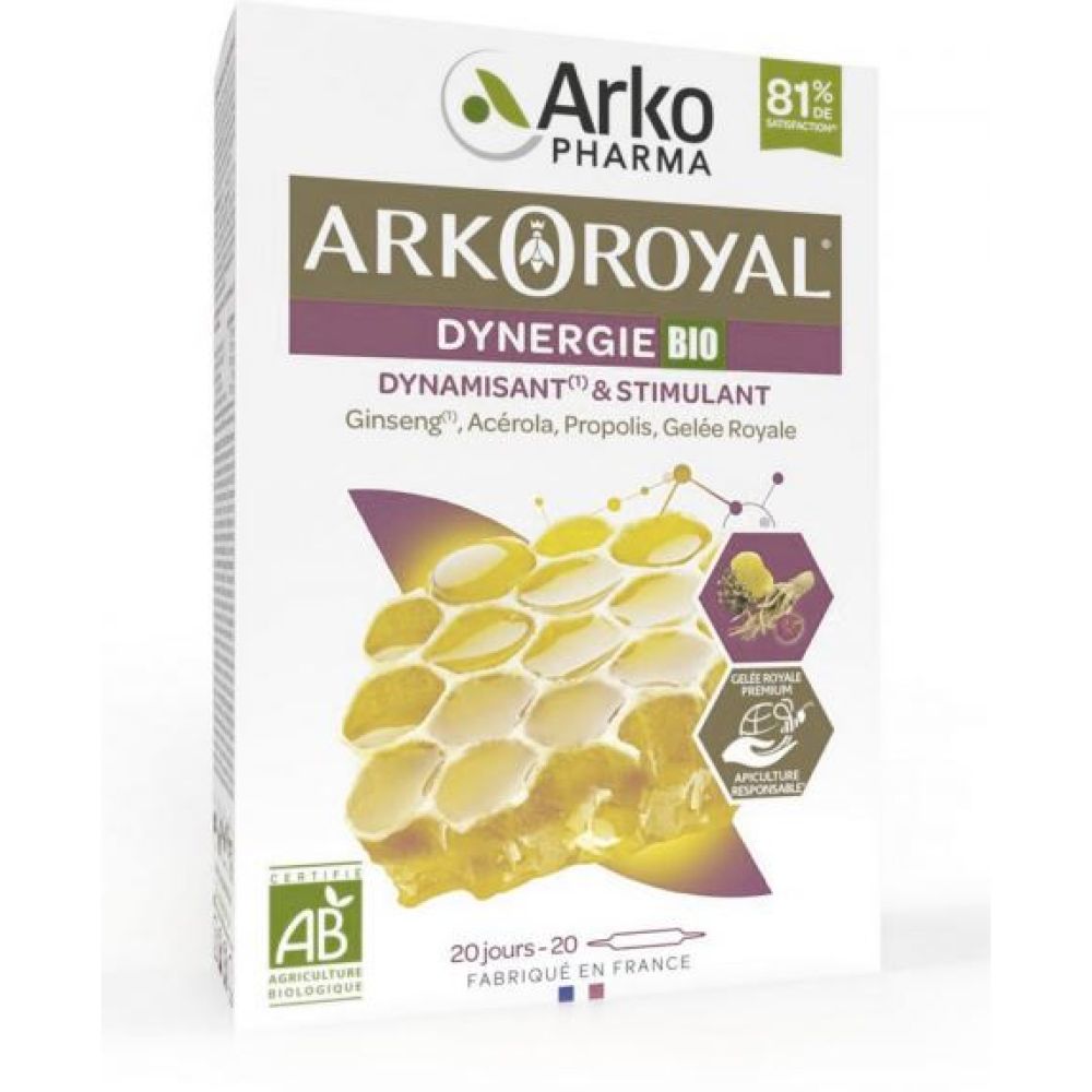 Arkopharma - Arkoroyal dynergie bio - 30 ampoules