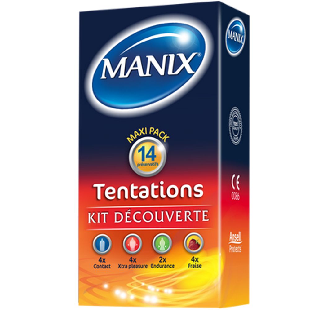 Manix - Préservatifs Tentations kit découverte