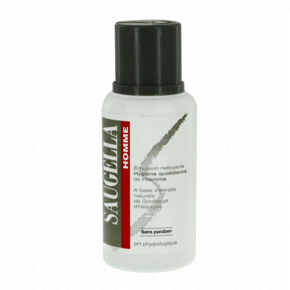 Saugella - Emulsion nettoyante hygiène intime quotidienne de l'homme - 200ml