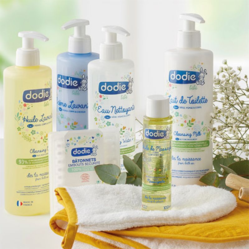 9€90 le lot de 2 gels lavants Dodie.