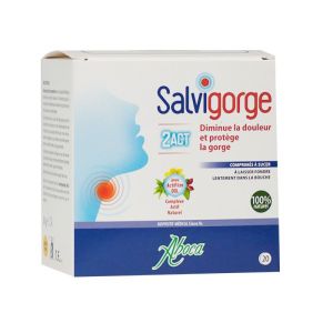 Aboca - Salvigorge 2ACT - 20 comprimés