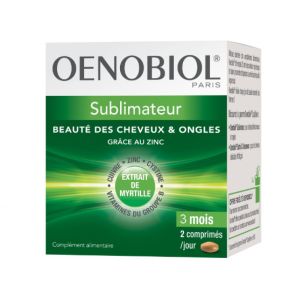 Oenobiol - Sublimateur fortifiant beauté des cheveux et des ongles - Boîte de 3 mois