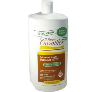 Rogé Cavaillès - Gel bain et douche surgras Nectar d'aloe - 1L