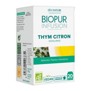 Biopur Infusion - Thym citron - 20 sachets