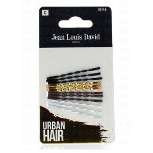 Jean Louis David - épingles à cheveux plates - 12 épingles
