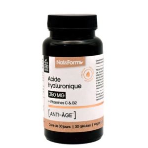 Nat&Form - Acide hyaluronique anti-âge - 30 gélules