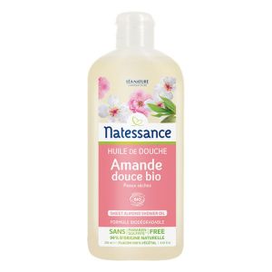 Natessance - Huile de douche amande douce bio - 250 ml