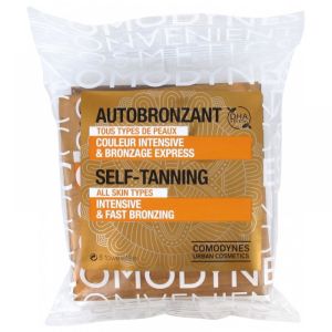 Comodynes Urban Cosmetics - Lingettes autobronzantes intensives - 8 lingettes