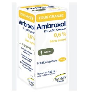 EG Labo - Ambroxol 0.6% adulte - 150ml