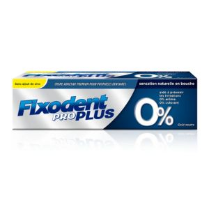 Fixodent - Crème adhésive premium Proplus 0%