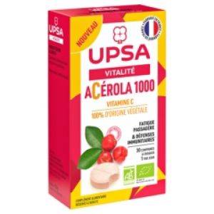 Upsa - Acérola 1 000 - 30 comprimés à croquer