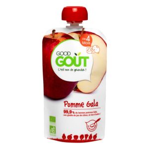 Good Goût - Gourde de fruit pomme Gala dès 4 mois - 120 g